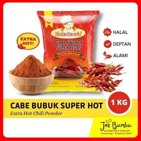 Cabe Bubuk Super Pedas 1Kg Yutakachi