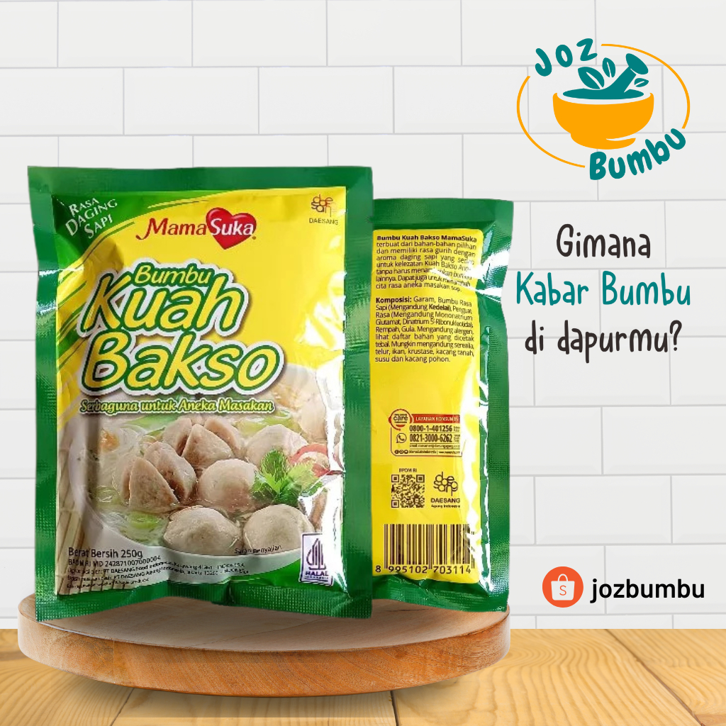 MAMA SUKA BUMBU KUAH BAKSO 250 Gram | MAMASUKA
