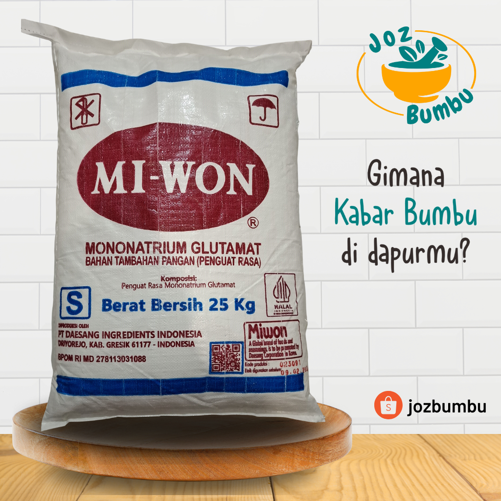 MIWON BULK 25 KG BUTIRAN HALUS (S) | MIWON