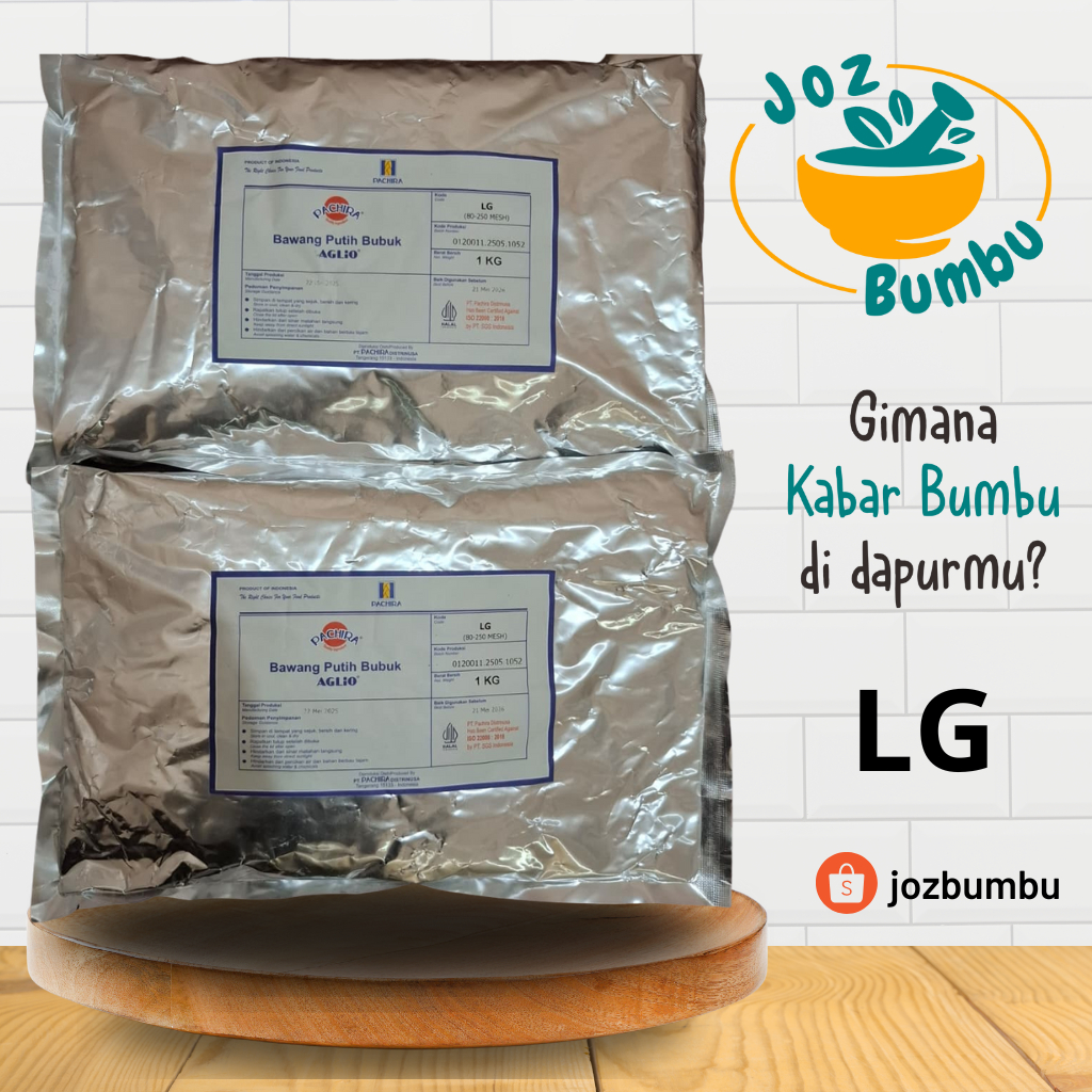 PACHIRA Bawang Putih Bubuk AGLIO LG 1KG